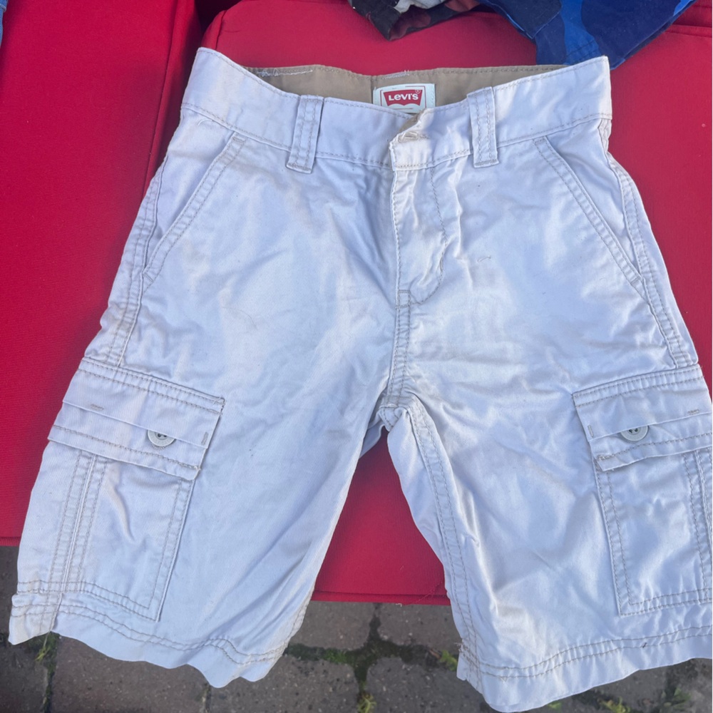 Levi's Light Gray Cargo Shorts